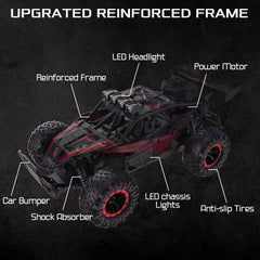 LARVEY ABS chassis emphasizes durability for off-road fun.