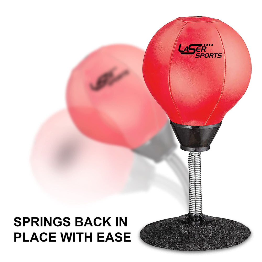 Laser Sports durable construction withstands frequent desk use and punches.