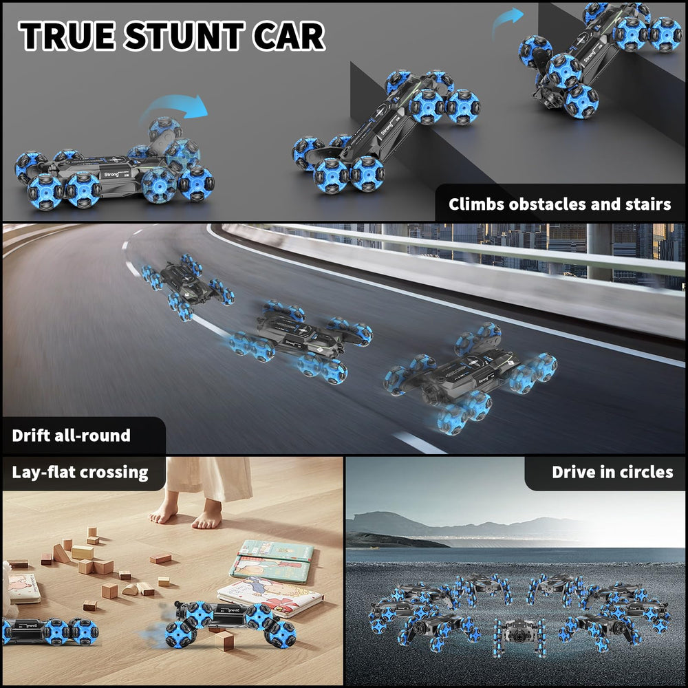 LASGU 8WD gesture sensing stunt car gesture remote control for intuitive tricks
