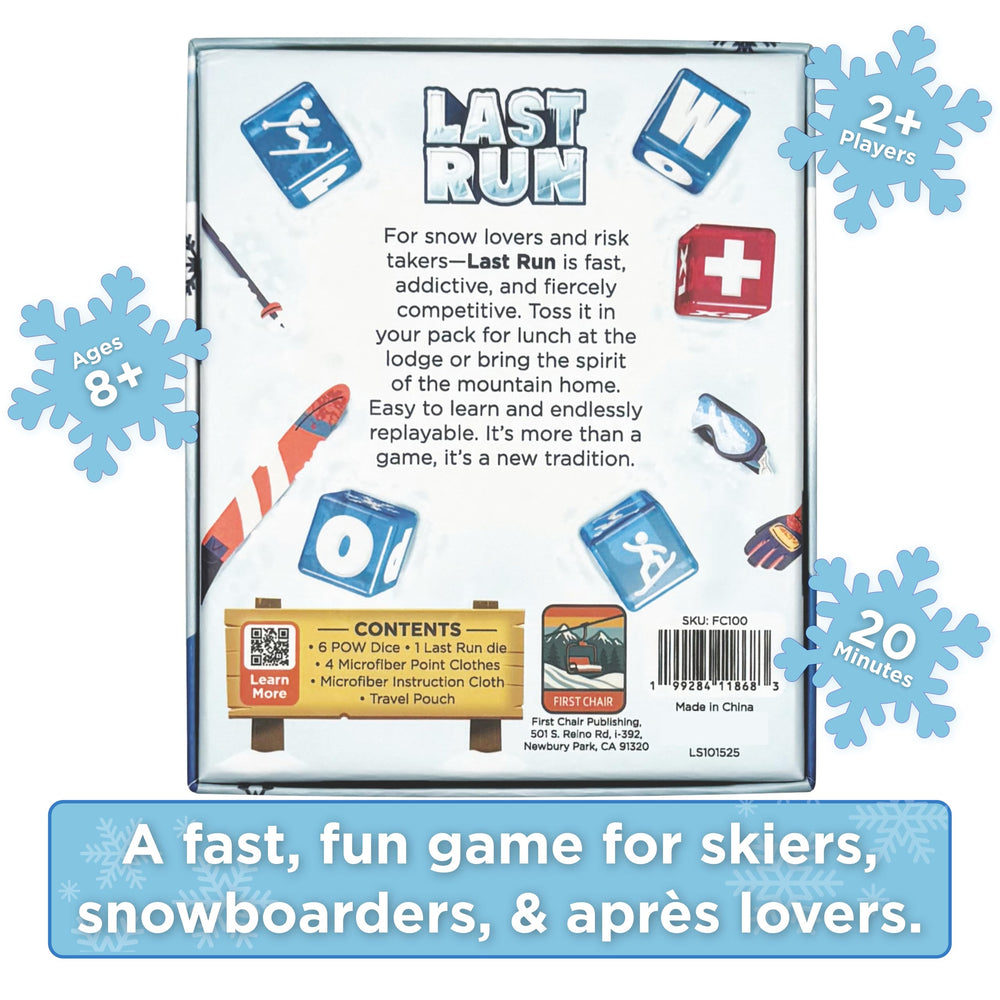 LAST RUN special Last Run die adds twists to rounds.