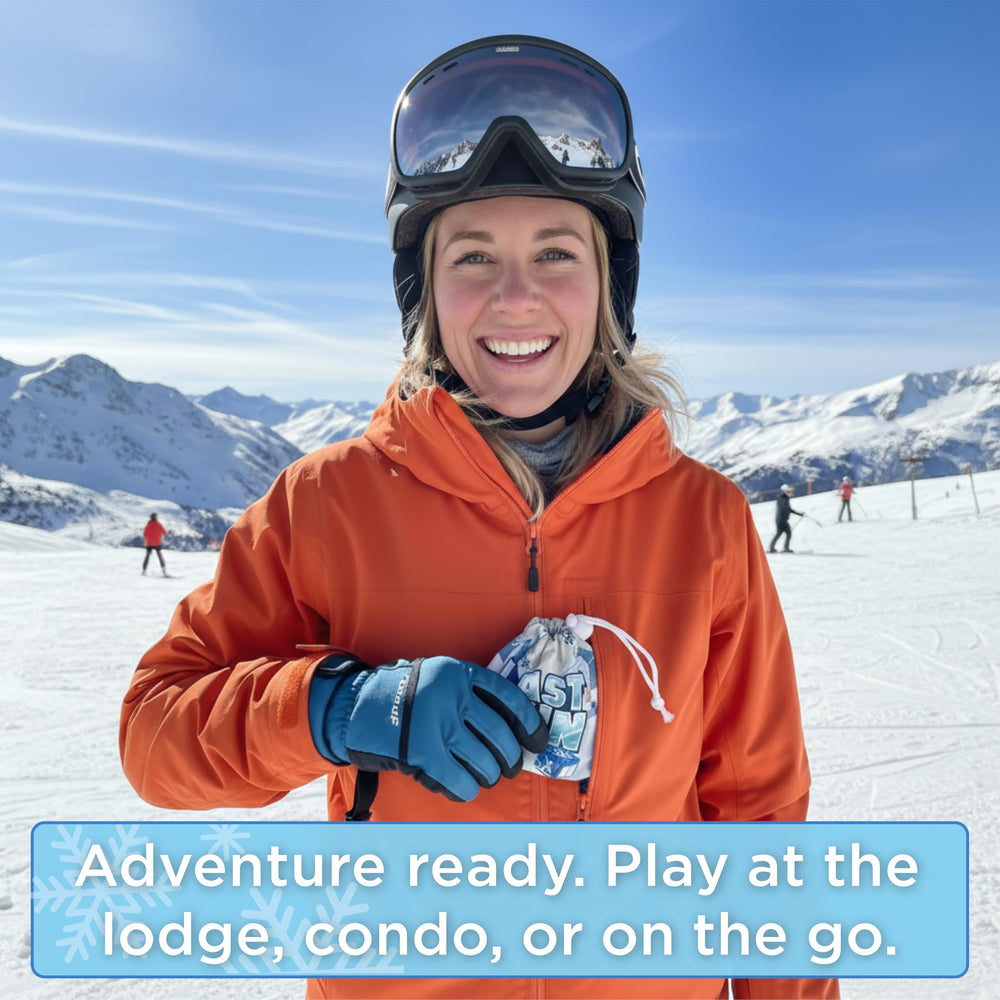 LAST RUN gift ready box signaling a ski keepsake.