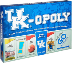 Late for the Sky UKopoly game box in blue and white, ideal for college game nights