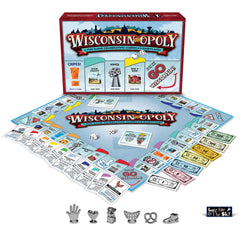 Late for the Sky Wisconsin-opoly friendly family night option for gatherings.