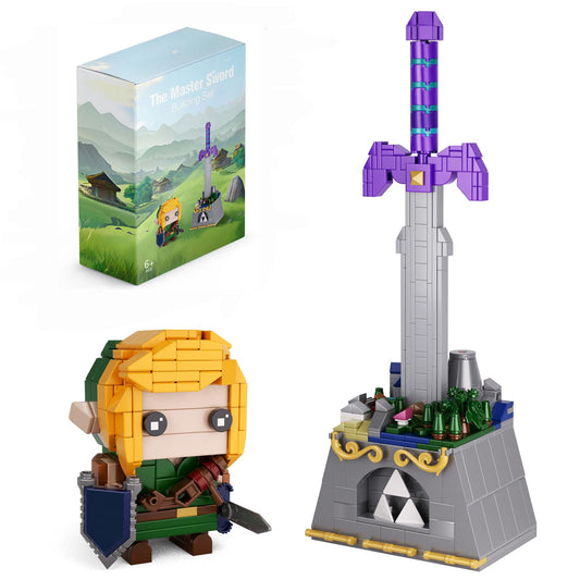 Latephiy Master Sword building kit for epic display and imaginative adventures.
