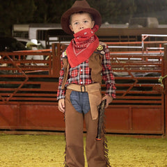 Latocos kids cowboy costume hat completes the western look