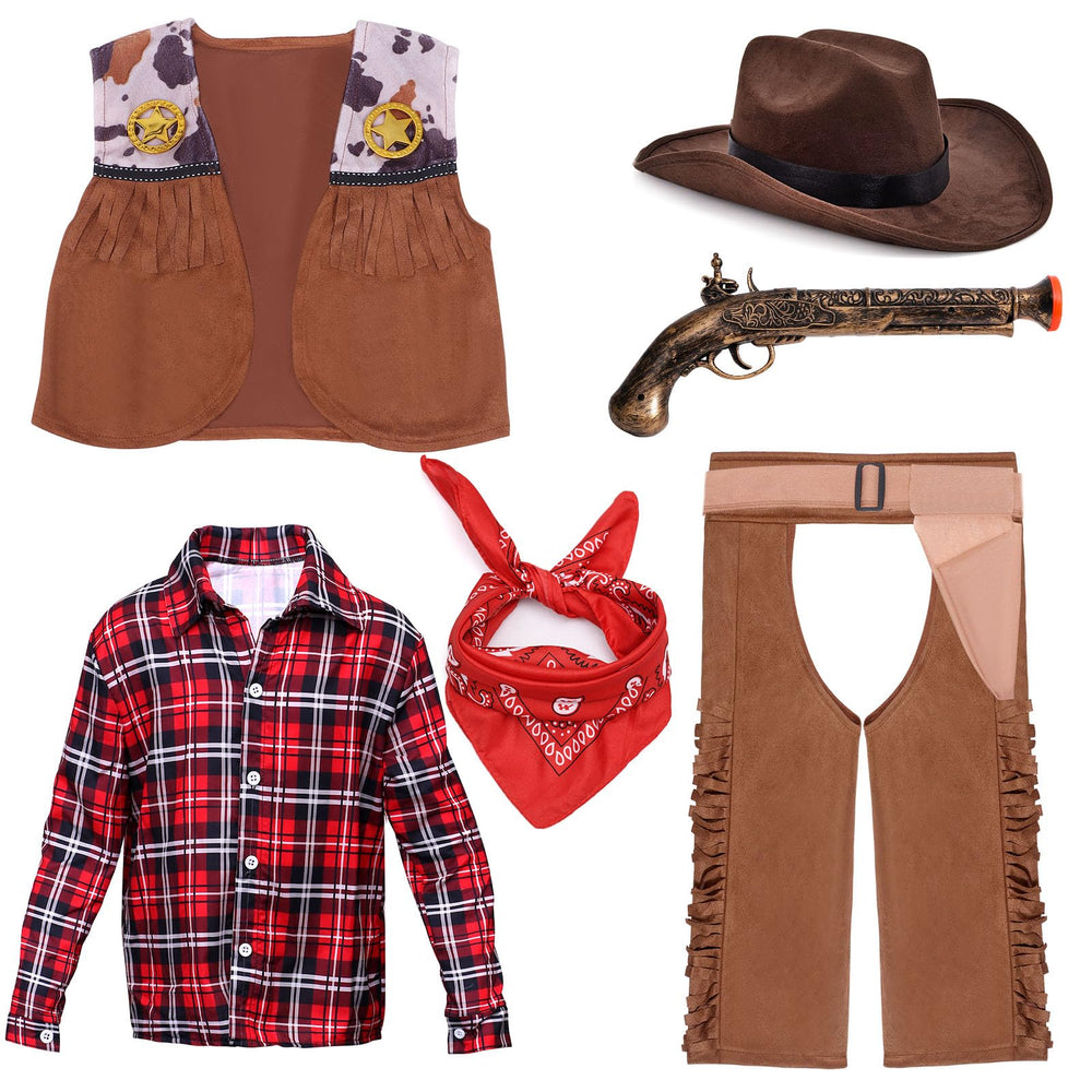 Latocos kids cowboy costume holster accessory for pretend play