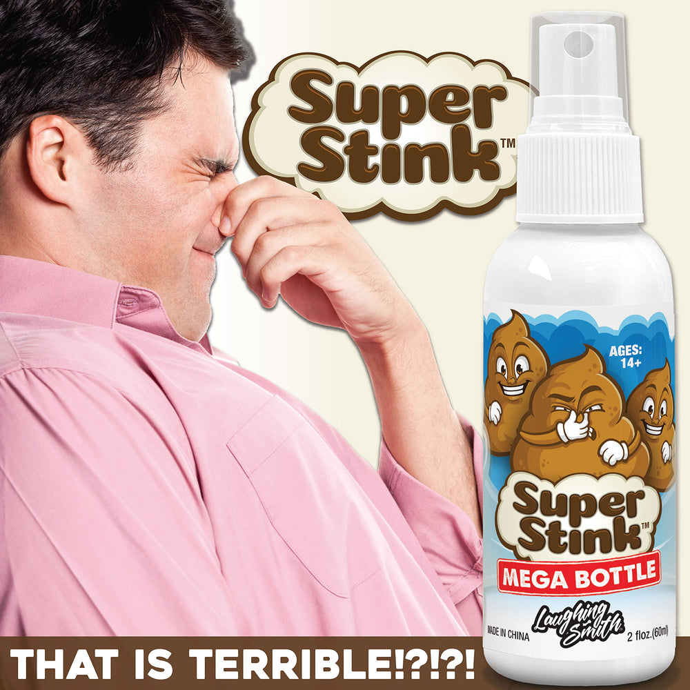 Indoor prank setup with Laughing Smith fart spray.