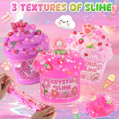 LAWOHO slime add-ins bag enhances DIY slime creations with charms and colors