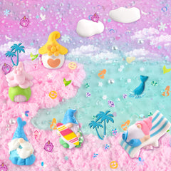 LAWOHO cloud slime 60ml for fluffy texture and calming tactile stimulation.