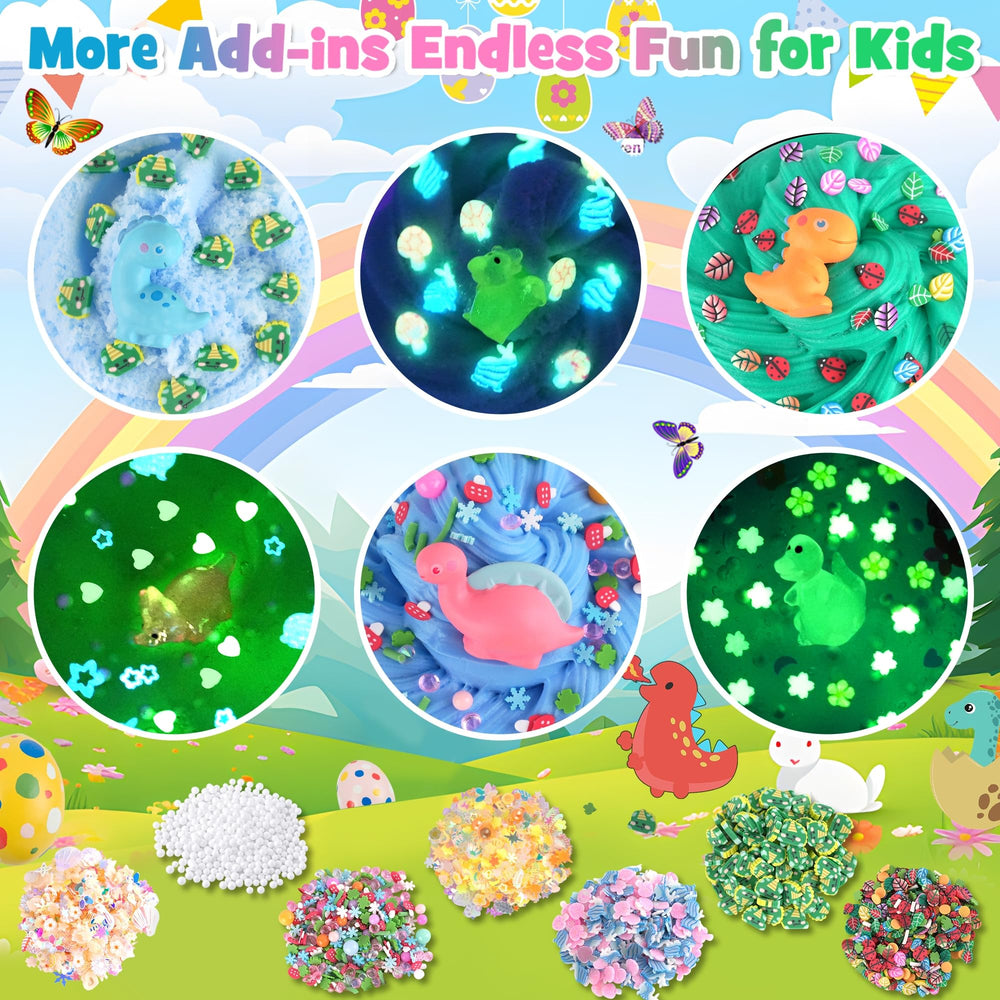 LAWOHO glow-in-the-dark dinos add luminous play after dark.