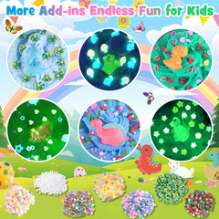 LAWOHO glow-in-the-dark dinos add luminous play after dark.