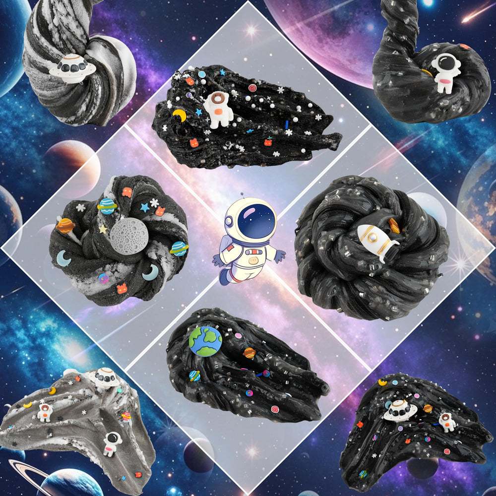 LAWOHO Galaxy Non-stick slime keeps hands clean during play.