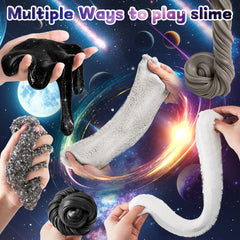 LAWOHO Galaxy Space Add-ins kit adds crunchy elements for galactic slime.
