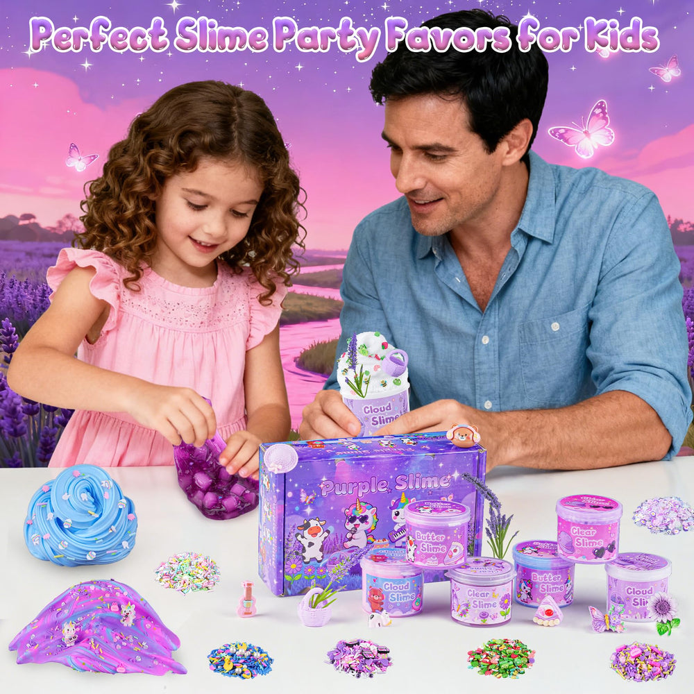 LAWOHO party favors slime set ideal for classroom treasure boxes and gift bags.