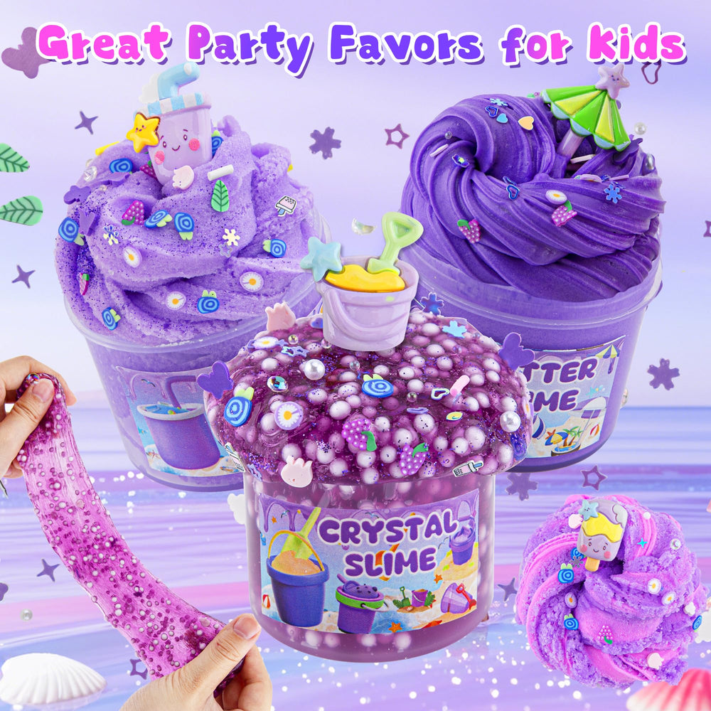 LAWOHO slime add-ins in eight pieces for creative variations.