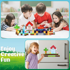 LAYVIC magnetic blocks educational STEM toy set encourages problem-solving and teamwork.