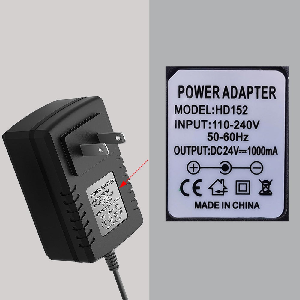 LAZORA 24V Charger LED indicators show charging status clearly