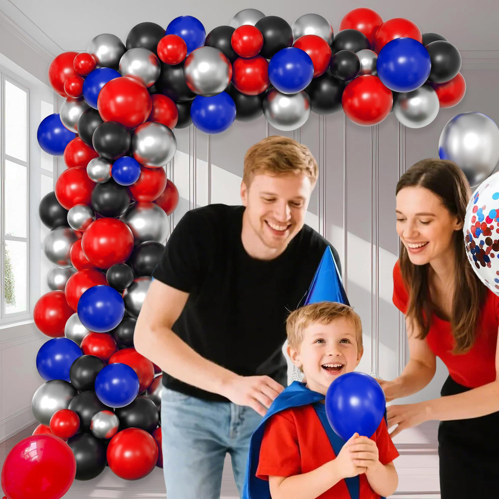 Lazy Time balloon-strip and tools simplify arch setup