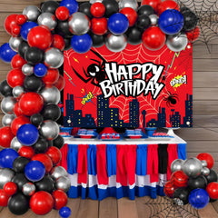 Lazy Time spider-theme balloons create exciting party vibes