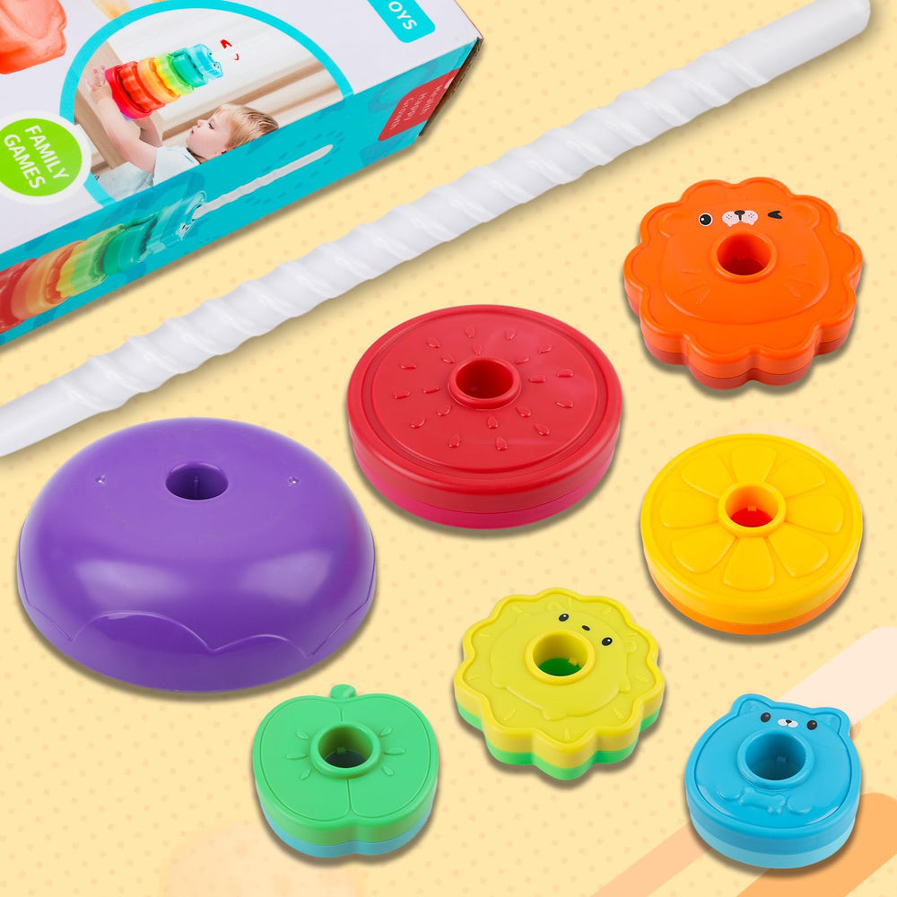 LBAIBB fruit and animal shapes disc collection promotes imaginative play