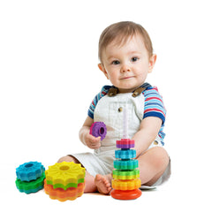 LBAIBB Rainbow Spin Tower gift idea for toddlers 1-3