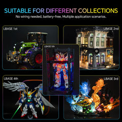 LBASE 5th wireless LED units designed for RG, HG, and SD Gundam kits.