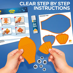 LC Crafts glamour fish cutouts spark vibrant crafts and decorative skills.
