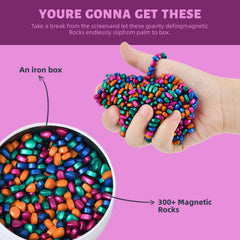 LCVUUK magnetic putty in a portable resealable container.