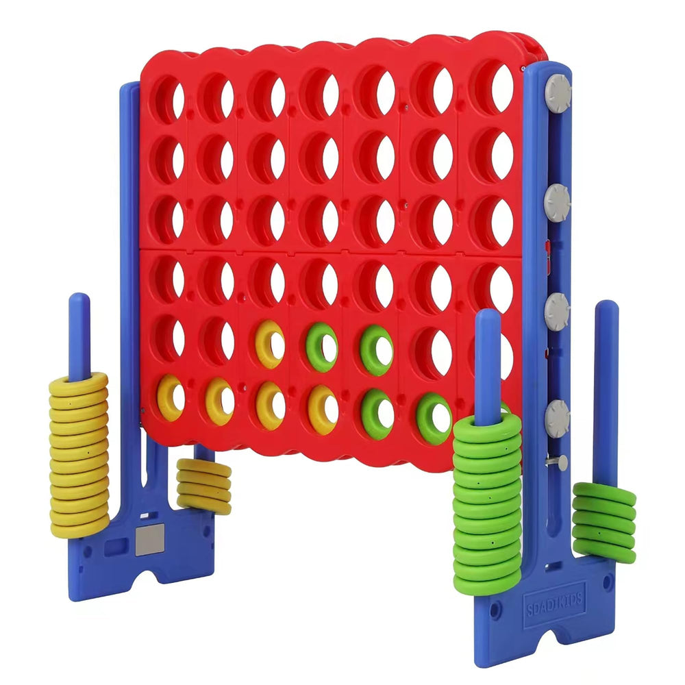 LDDAL Giant 4 Connect game setup on lawn for family-friendly competition