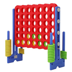 LDDAL Giant 4 Connect game setup on lawn for family-friendly competition
