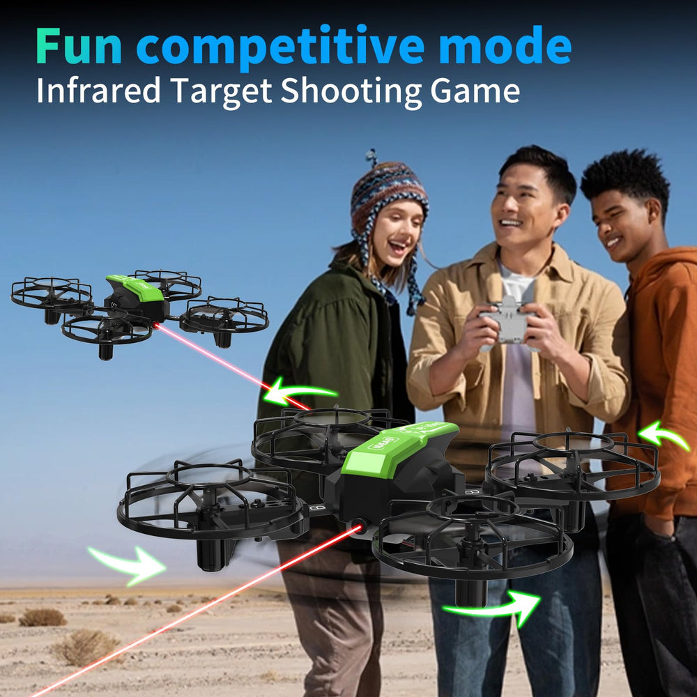 LE-IDEA assembled drone controller angle view ready for easy starts with headless mode