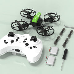 LE-IDEA assembled drone packaging and setup for quick, portable use