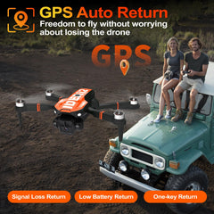 LE-IDEA IDEA12GPS hover-lock safety maintains stable flight and easy tracking.