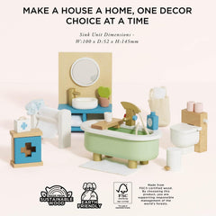 Le Toy Van Daisylane bathroom towel rail adds finishing touches for tidy minis