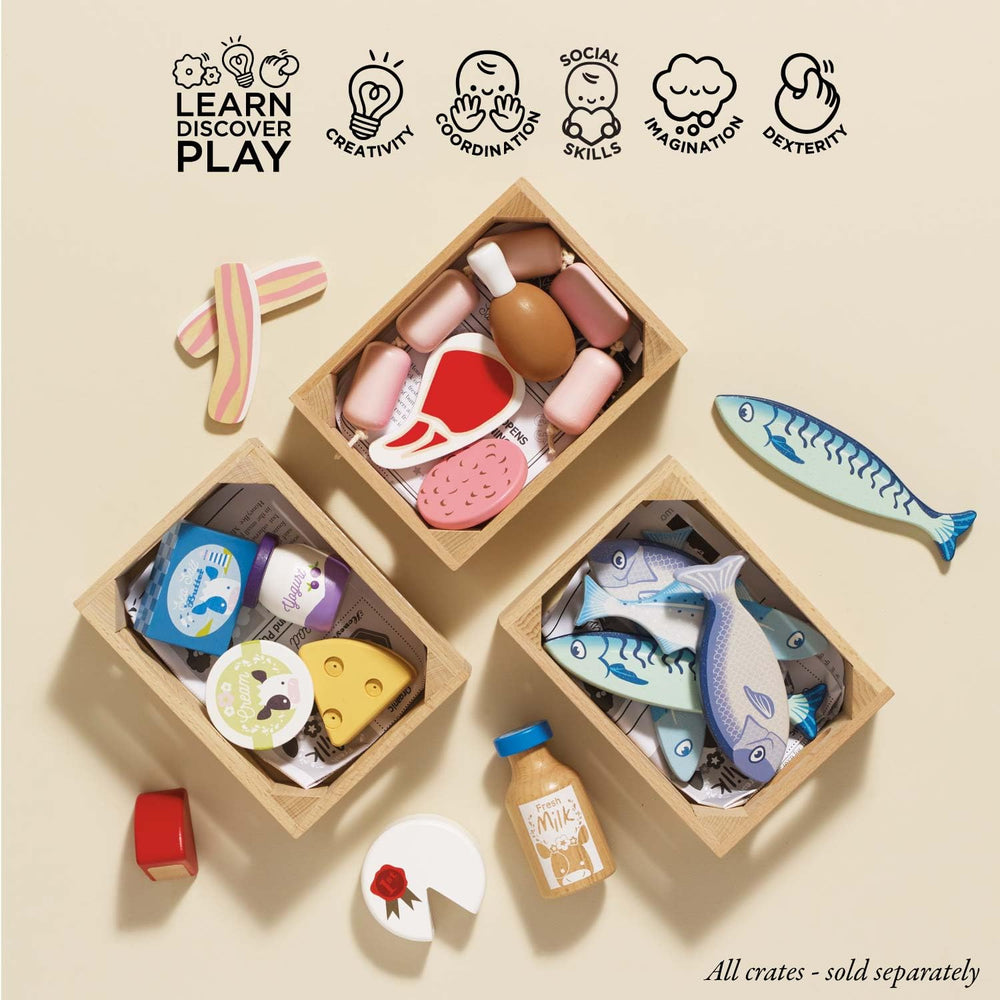 Le Toy Van Honeybee Market till and cash register for interactive checkout fun