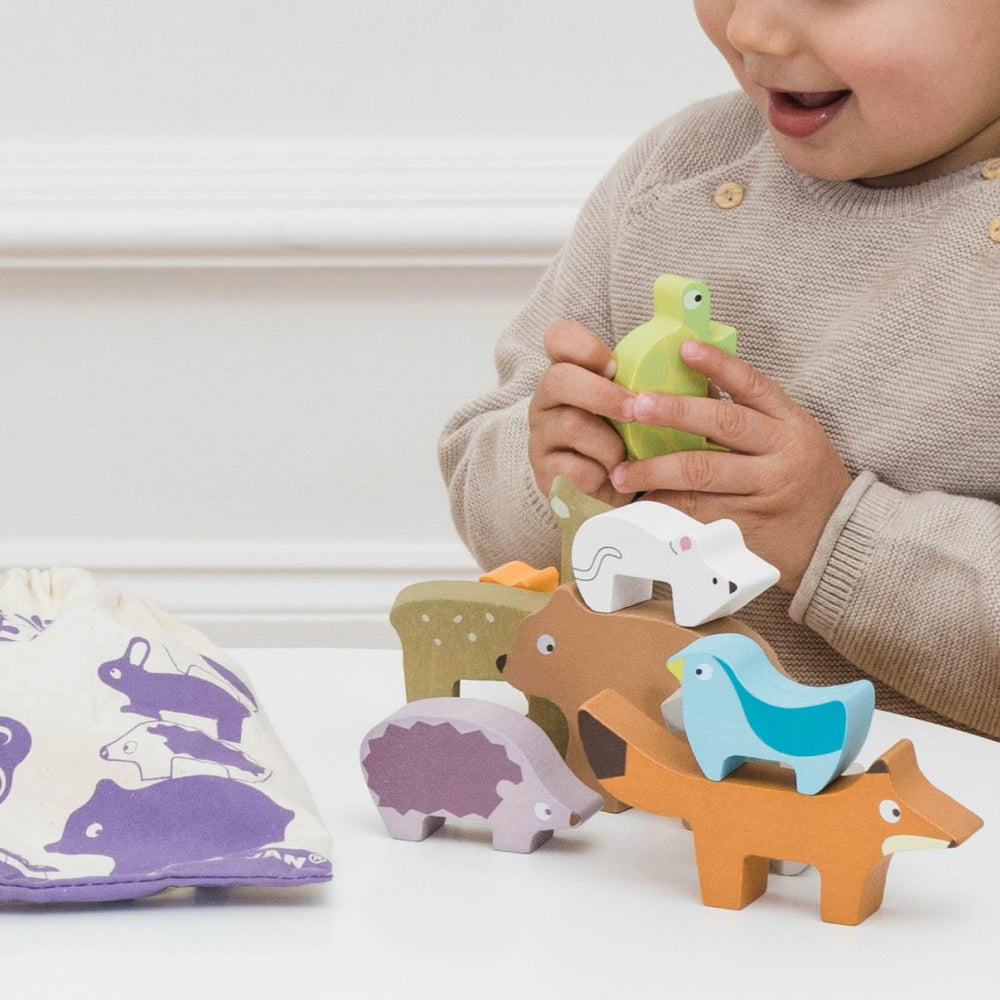 Non-toxic paints and rubberwood support eco-friendly, durable play.