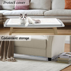 LEABIOLT Puzzle Board cover protects puzzles from dust