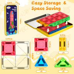 LeagoEra 32-piece set sparks imagination during travel, classroom, or home.