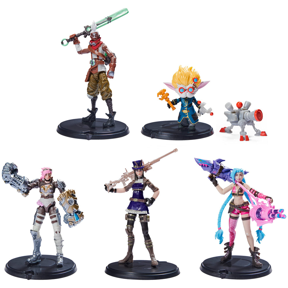 League of Legends Dual Cities Pack Heimerdinger figure with detailed textures for premium display.