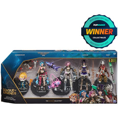 League of Legends Dual Cities Pack Vi figure with agile stance for shelf presence.