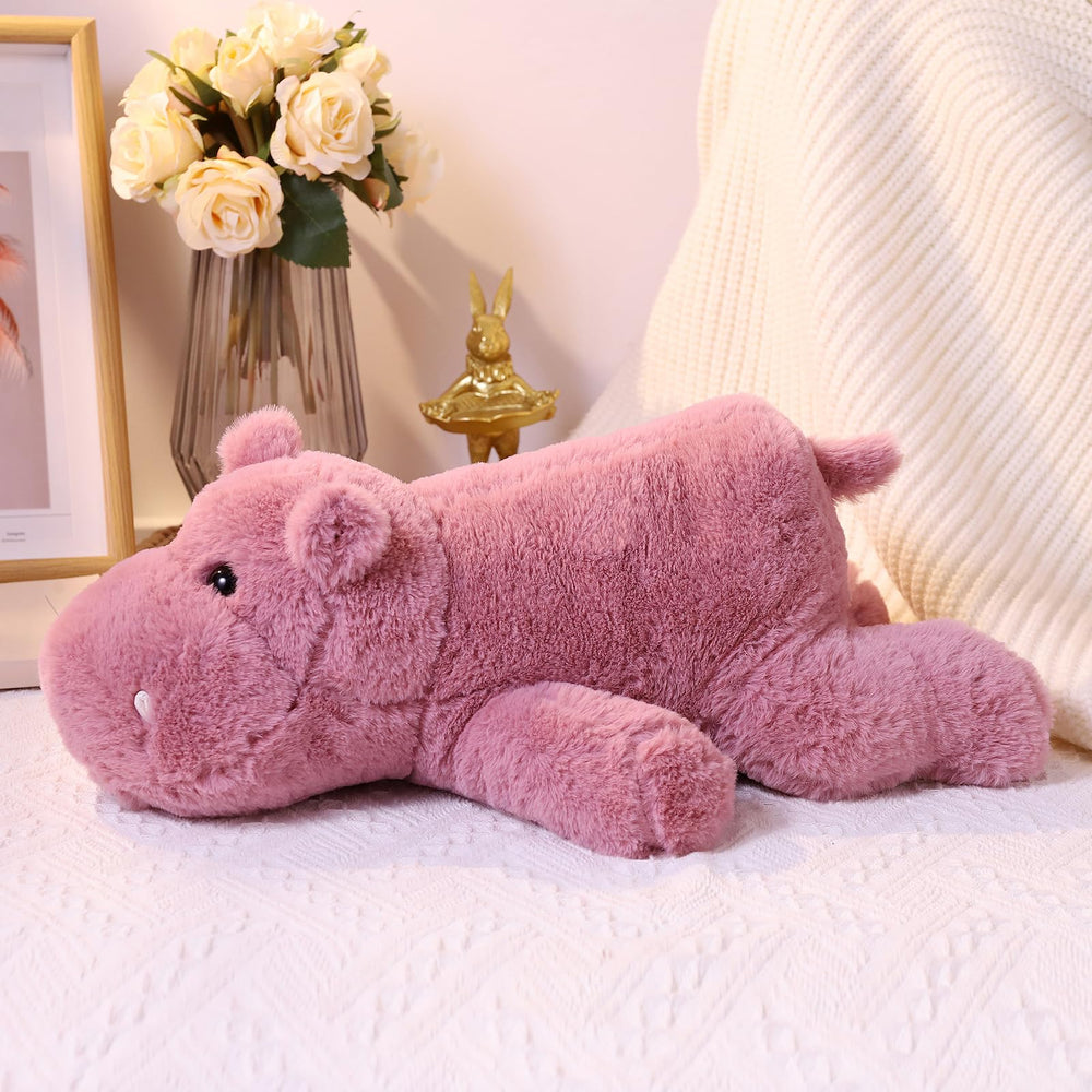 Leahaoe hand wash recommended hippo plush with easy care.