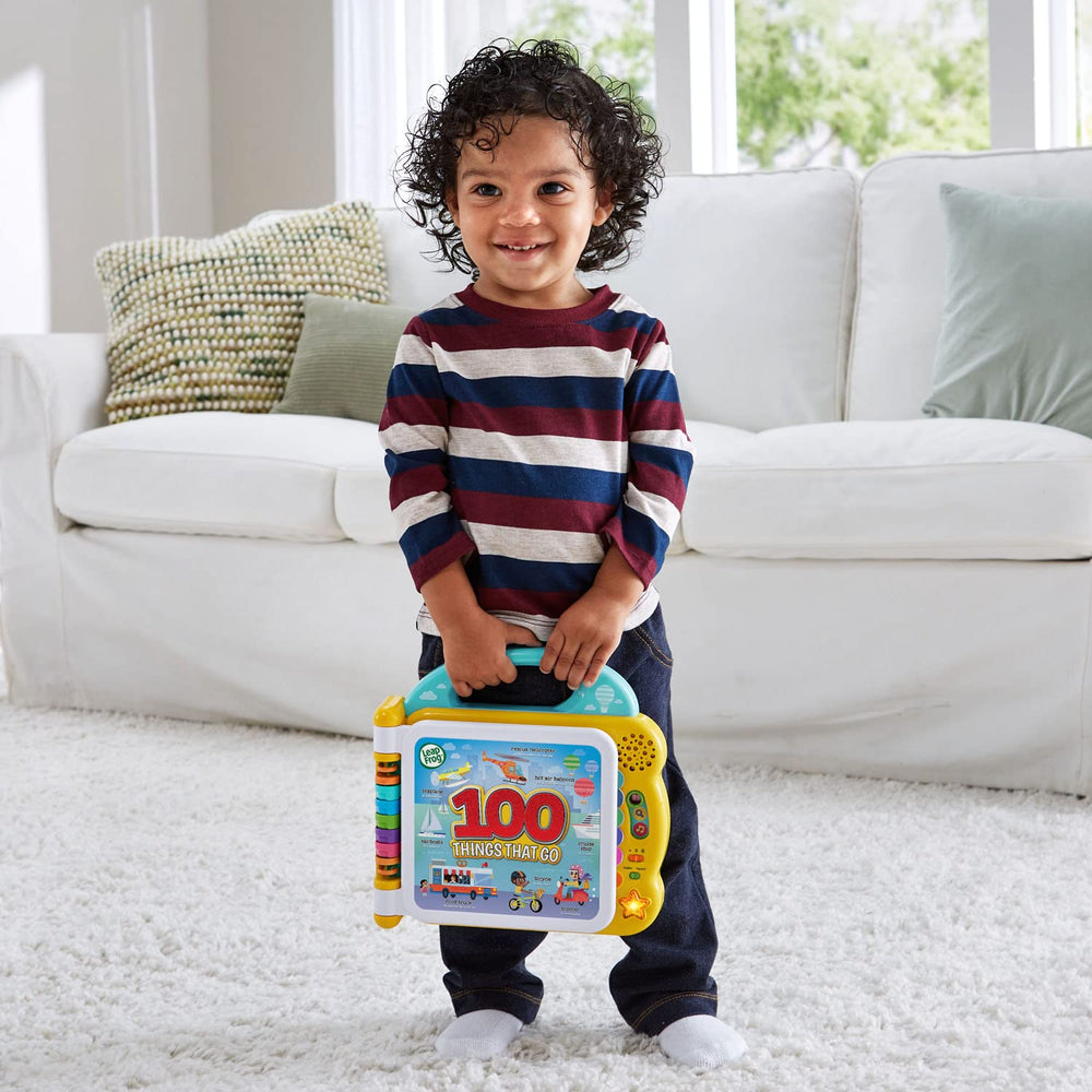 Demo batteries included with LeapFrog 100 Things That Go for immediate use