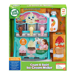 LeapFrog Count and Swirl cup or cone option for serving.