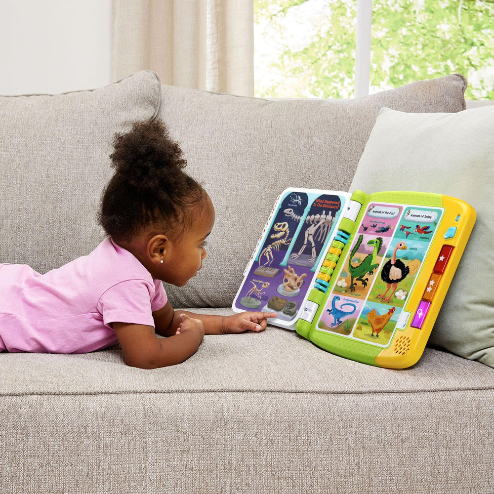 LeapFrog Dinosaur Book batteries included for quick setup and demo play.