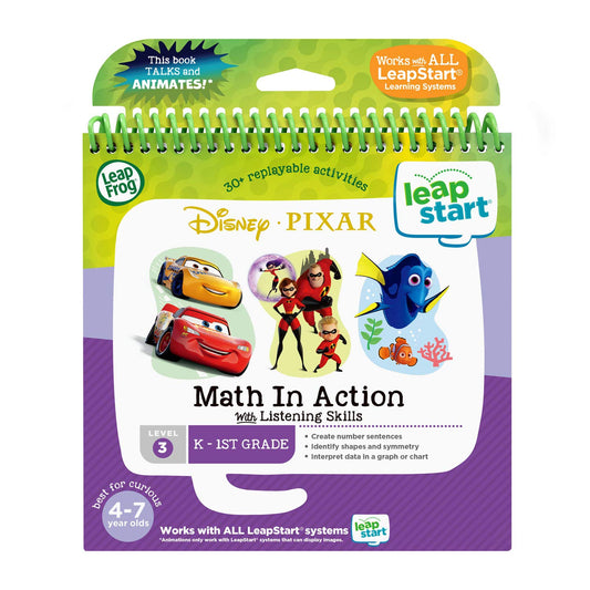 LeapFrog LeapStart 3D cover image with Pixar pals for math adventures