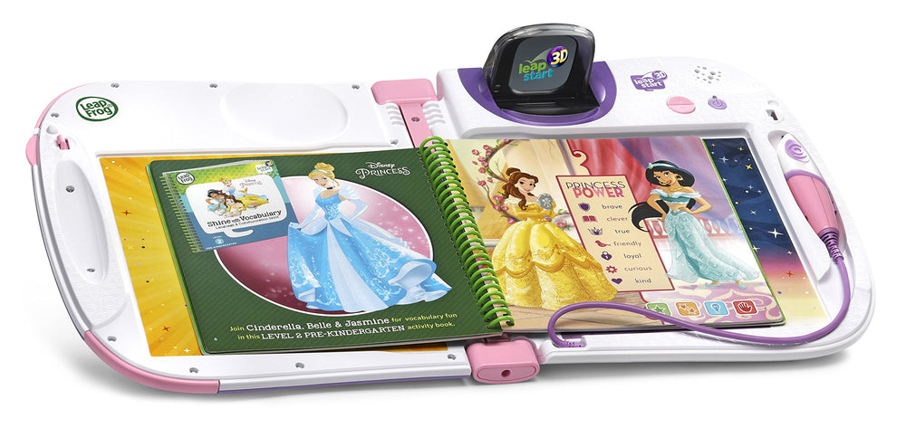 LeapFrog LeapStart 3D vocabulary games help kids categorize words by theme.