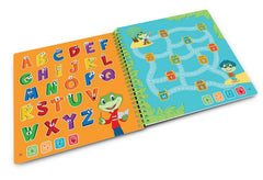 LeapFrog LeapStart Alphabet Adventures sticker rewards encourage practice and milestone tracking.
