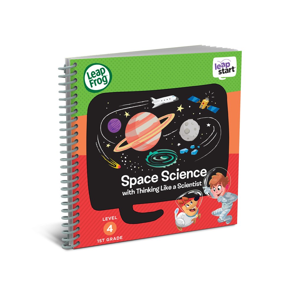 LeapFrog LeapStart Space Science book cover inspires curiosity and early STEM interest.