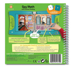 LeapFrog LeapStart Spy Decoder page offers puzzles that boost critical thinking