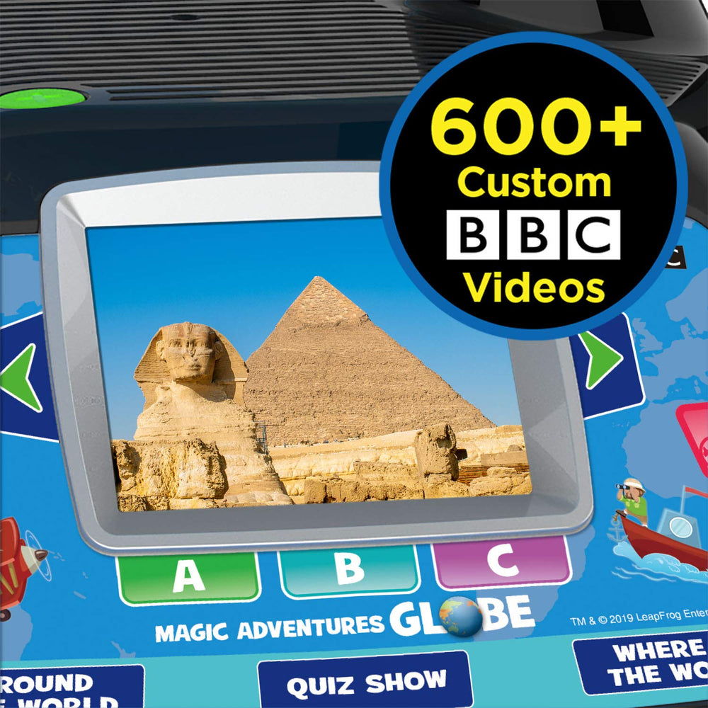 LeapFrog Magic Adventures Globe live action video adds real world context